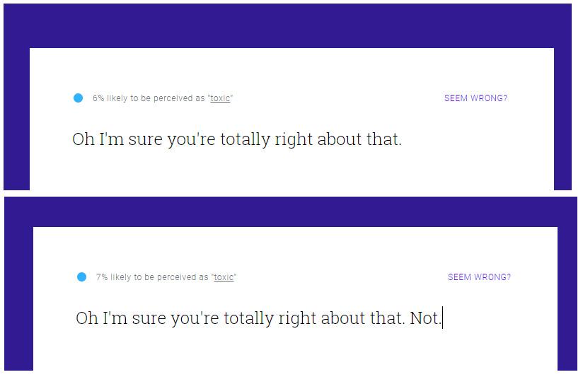 Sarcasm perspective test